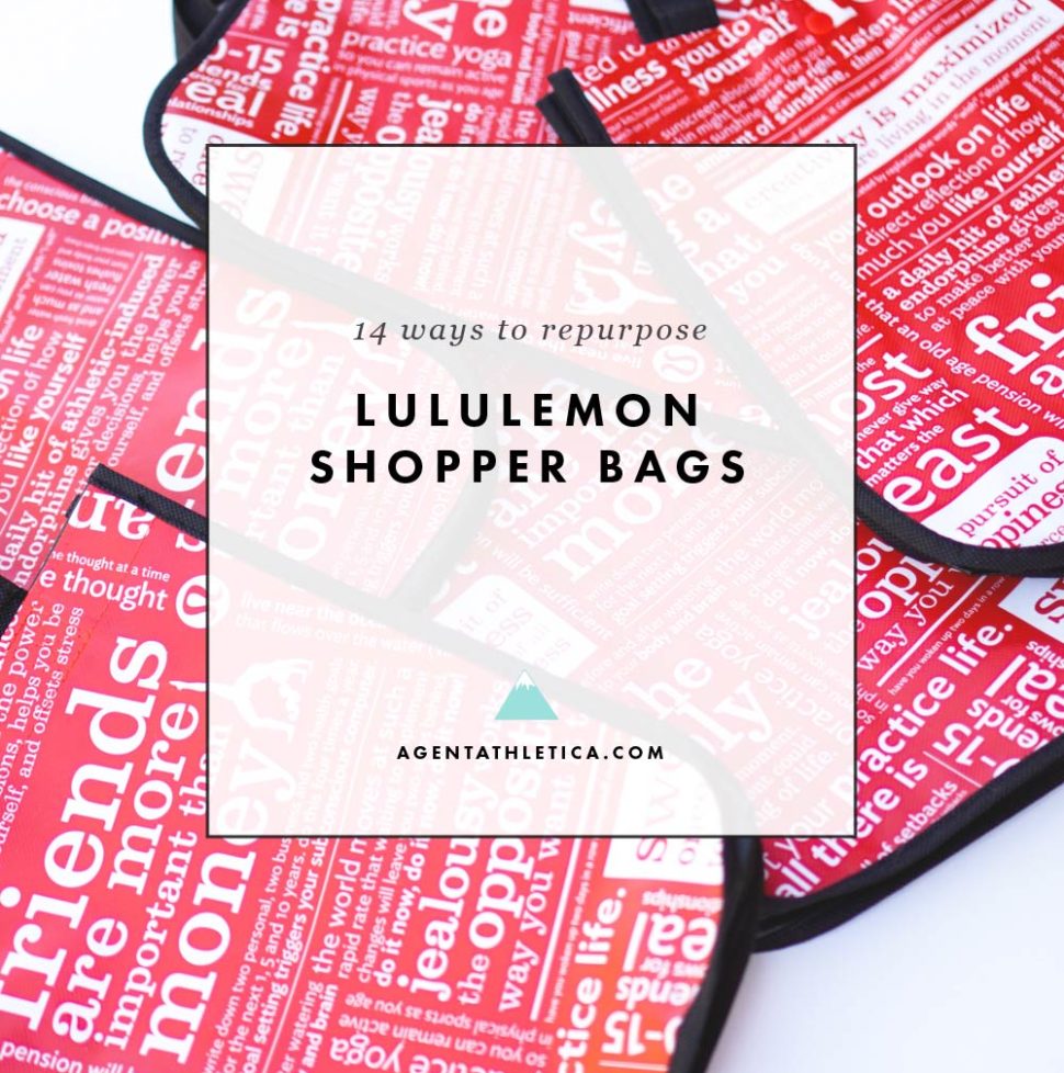14 ways to repurpose your lululemon shopping bags