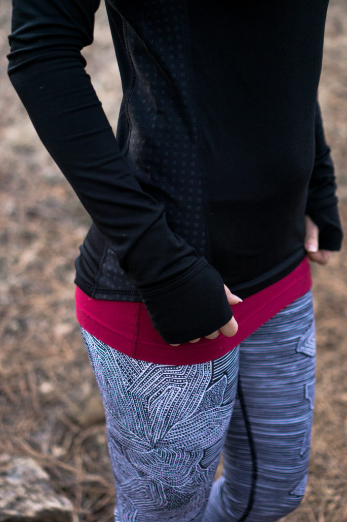 Cold weather workout layers