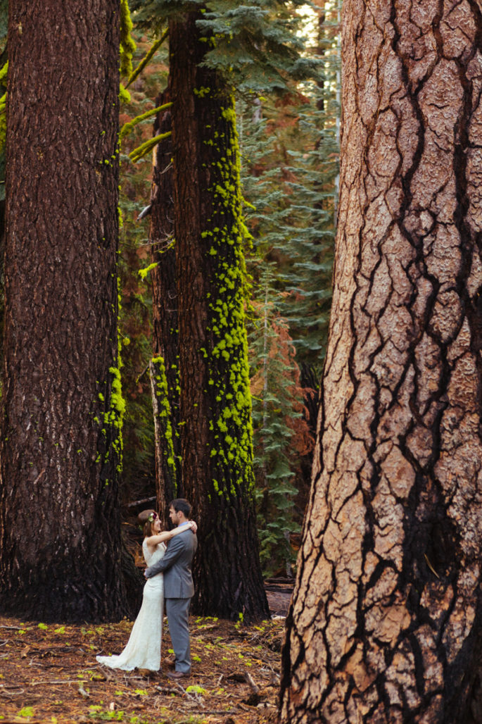 Yosemite elopement in the woods | Carl Zoch Photography
