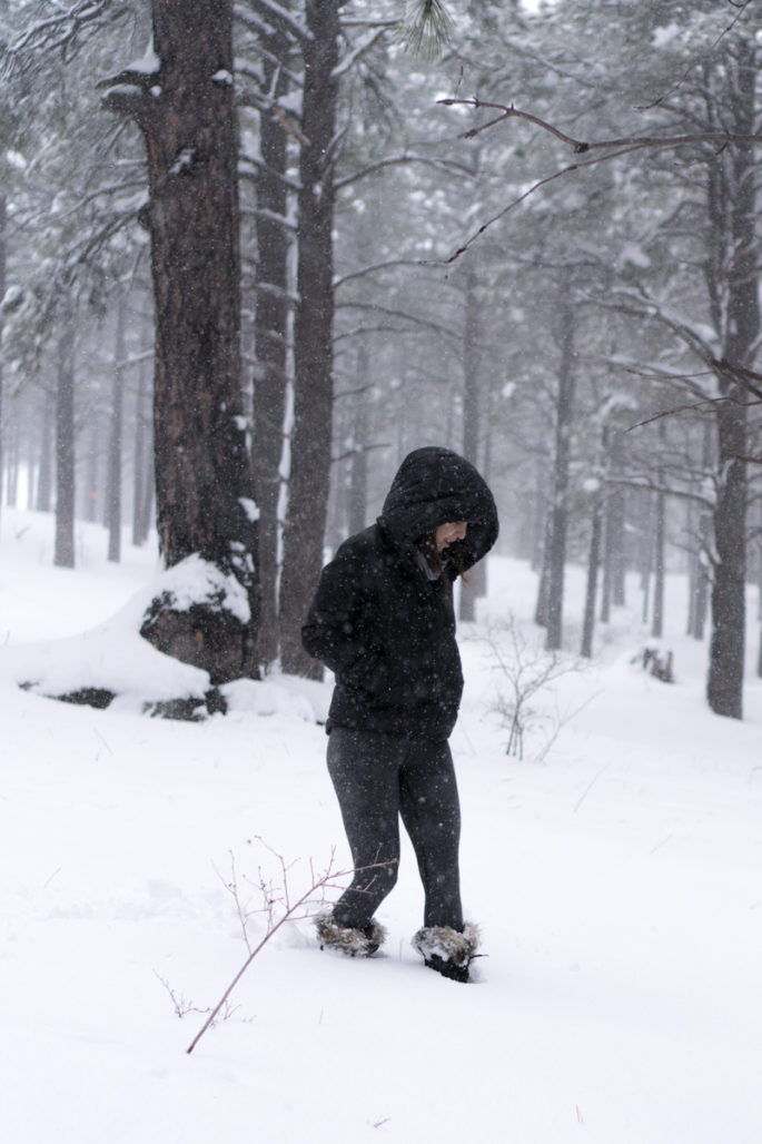 Snow day athleisure outfit