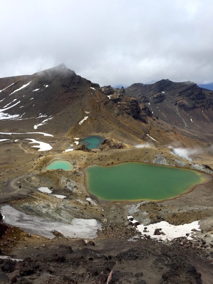 Tongariro alpine lakes