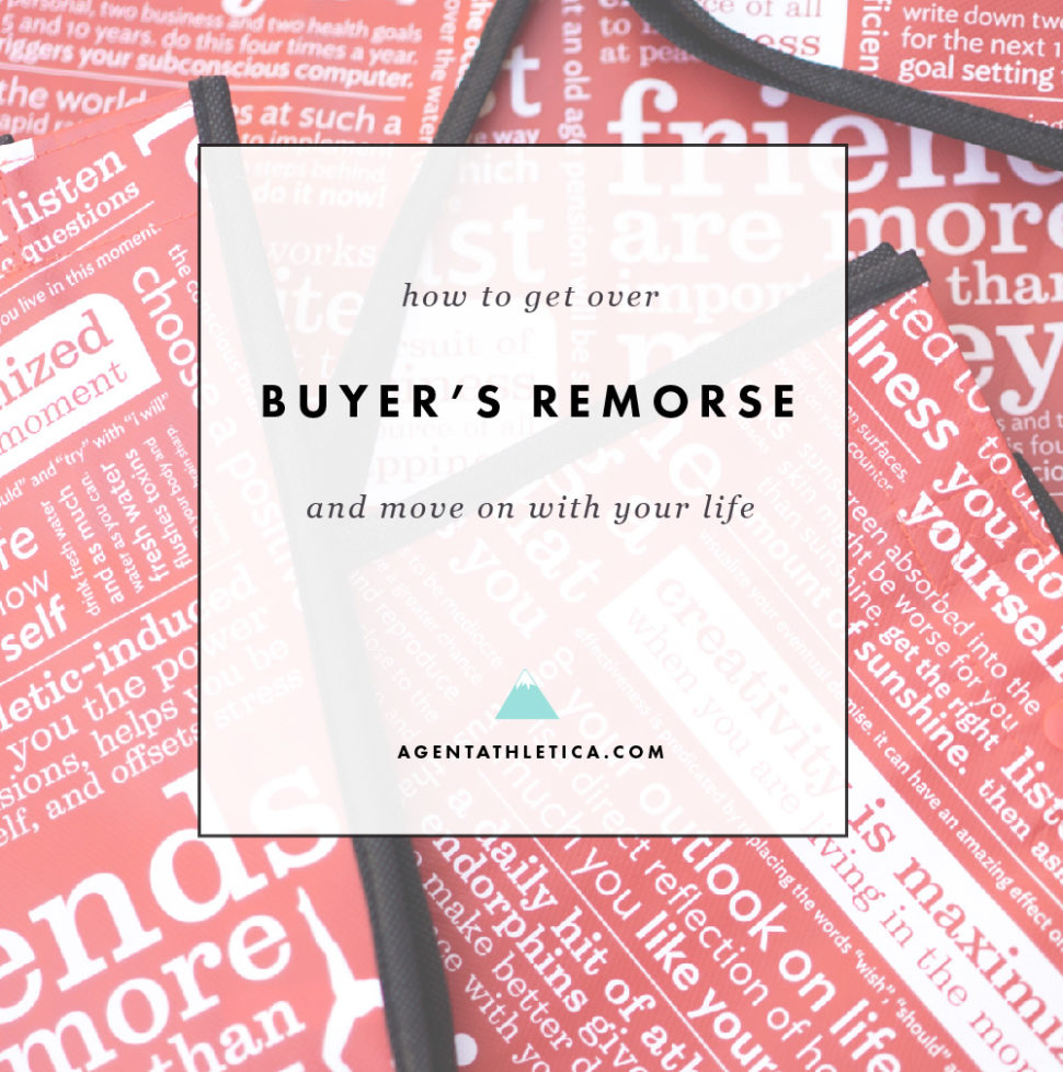 What to do about buyer's remorse when you've made some bad buying decisions
