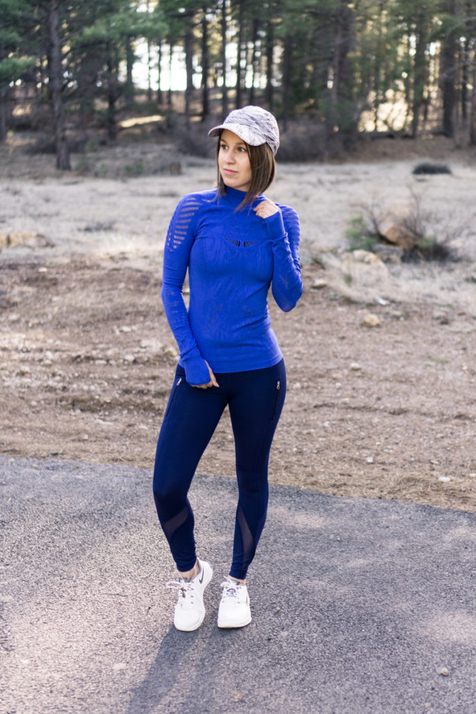 Sweaty Betty + lululemon workout outfit for spring