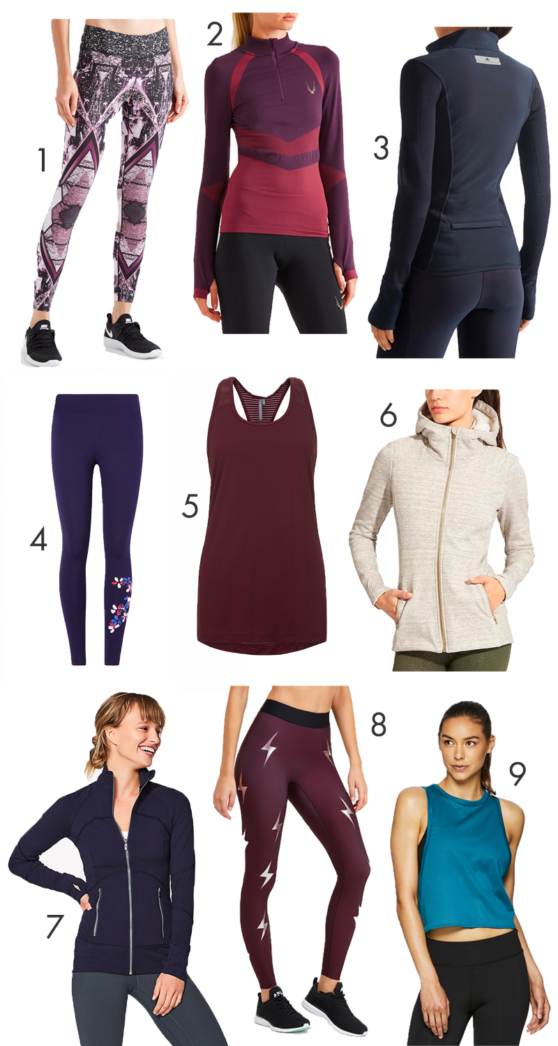Stylish workout clothes new for the fall season