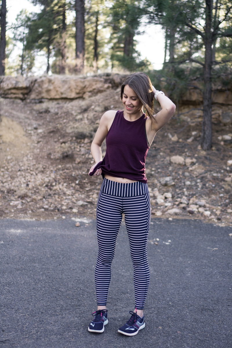 Athleta Stripe Contender Tights Review - Agent Athletica