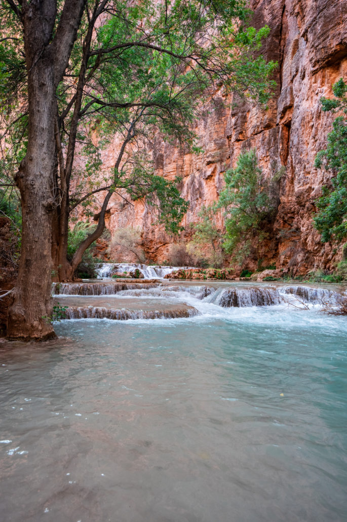 Creek crossings to Beaver Falls - How to Plan a Trip to Havasupai