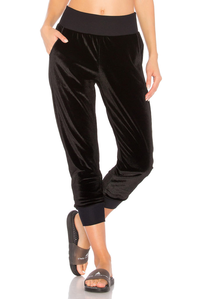 Brenda V-Down Pant - Black Velvet – Illusions Activewear