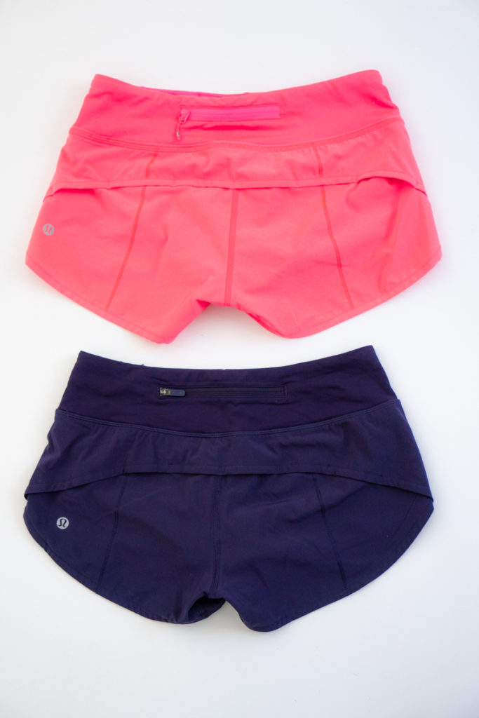 How to tell the difference between lululemon speed shorts and speed up shorts