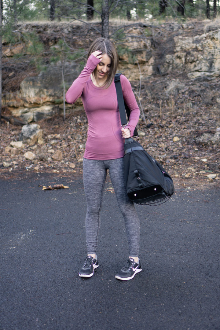 Lululemon winter gym outfit