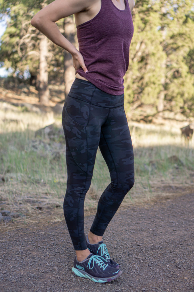 Lululemon camo fast and free tights review