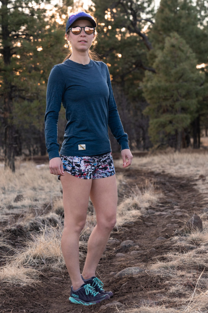 Spring trail running outfit idea