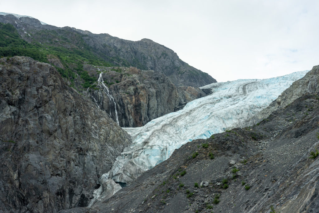 Exit Glacier recession in Alaska - July 2019
