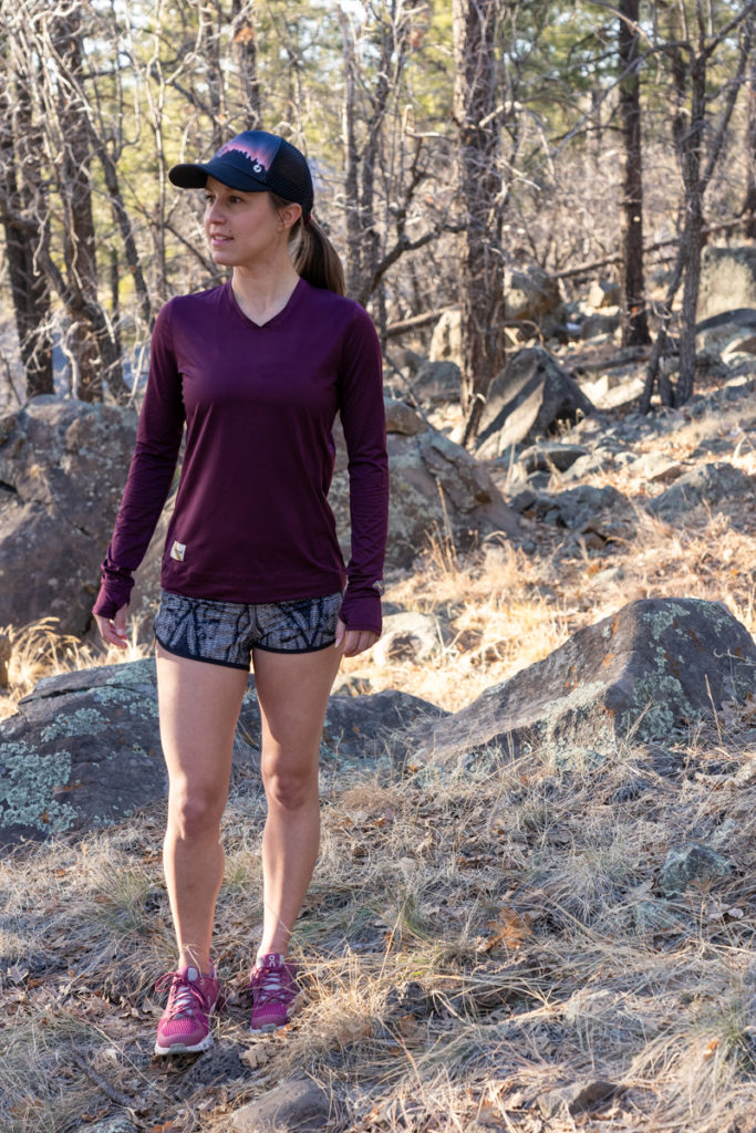 Fall running outfit: Tracksmith and lululemon