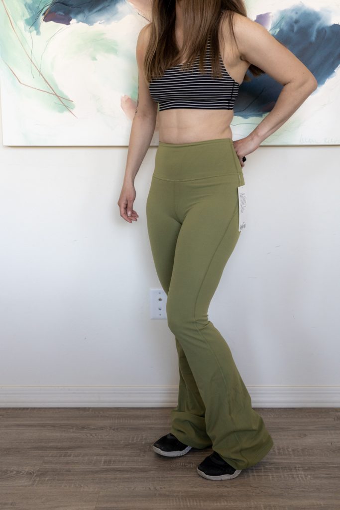Review: lululemon super-high rise flared groove pants