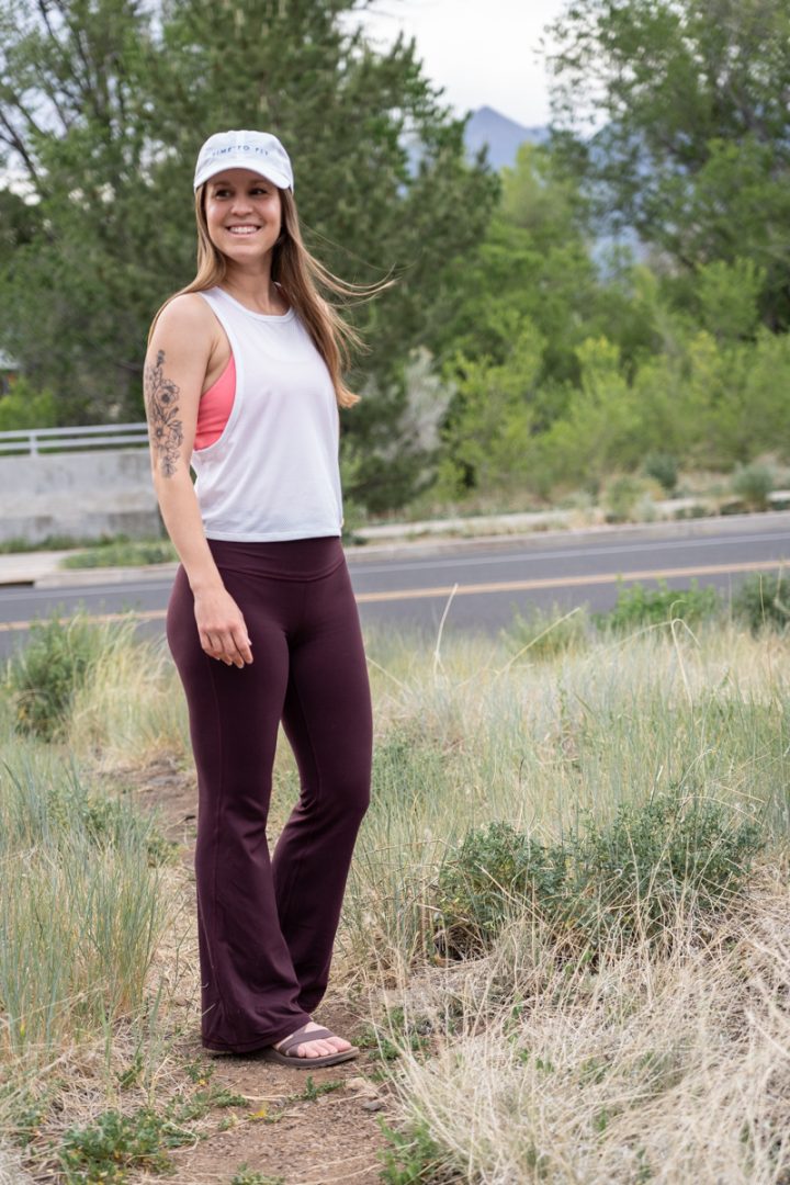Athleta flare pants review for petites