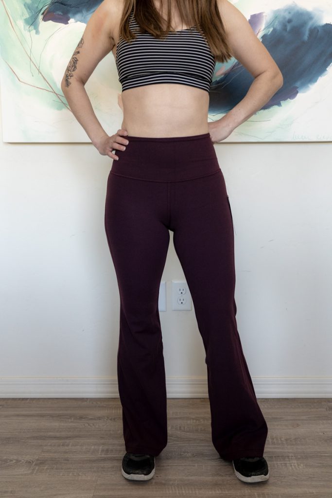 Lululemon super high nulu flared groove pant review-5 - Agent Athletica