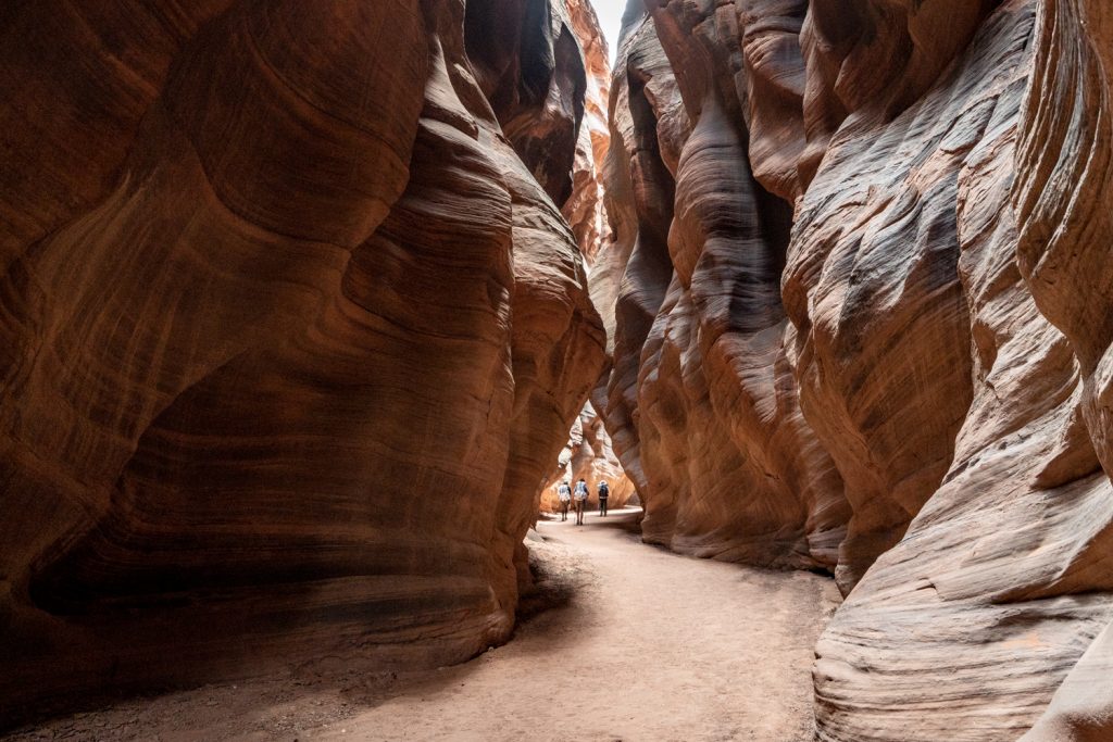 Buckskin Gulch backpacking in the dry season