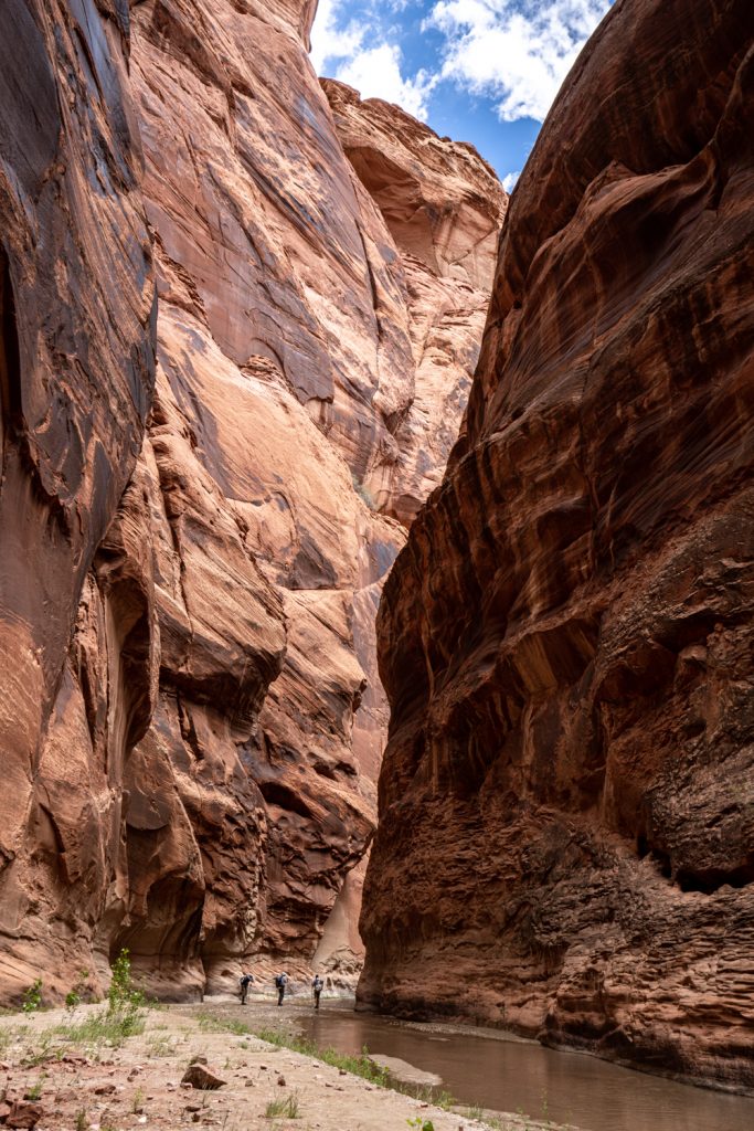 Backpacking Paria River Canyon in low water