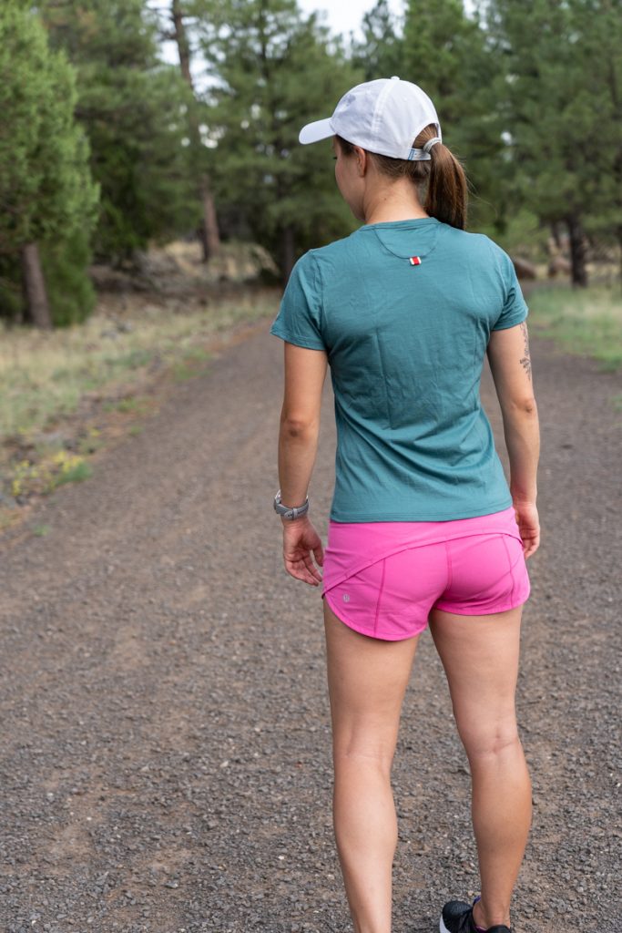 Tracksmith harrier short sleeve tee: merino running top