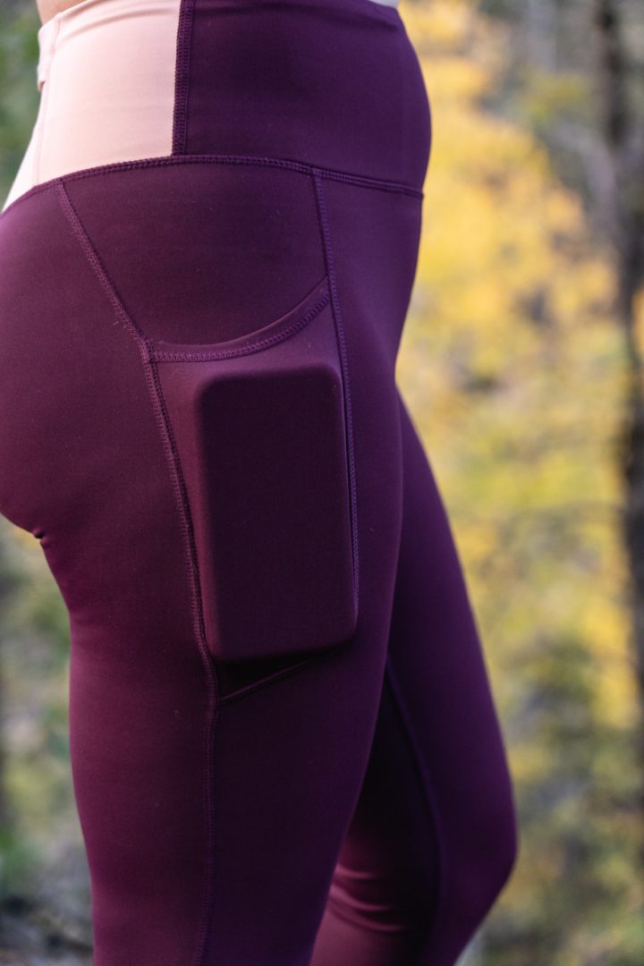 Threads 4 Thought review: Saskia colorblock leggings thigh pocket