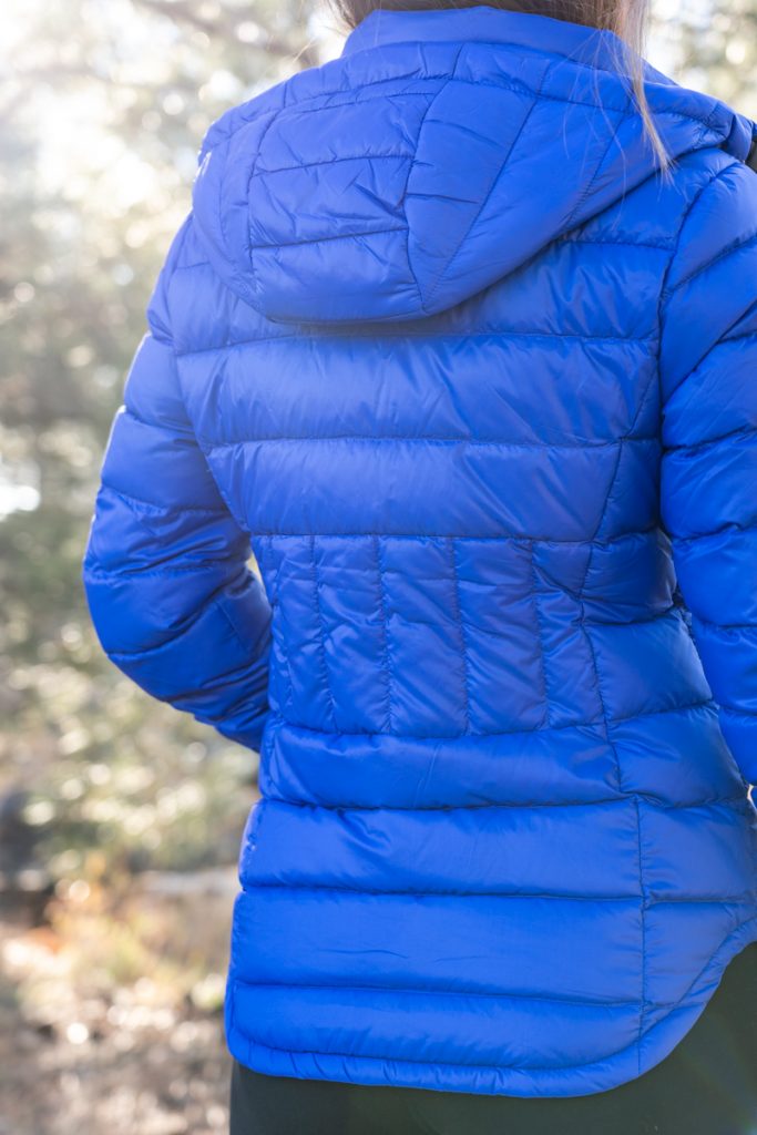 Cobalt blue winter jacket: Lole Emeline down jacket review